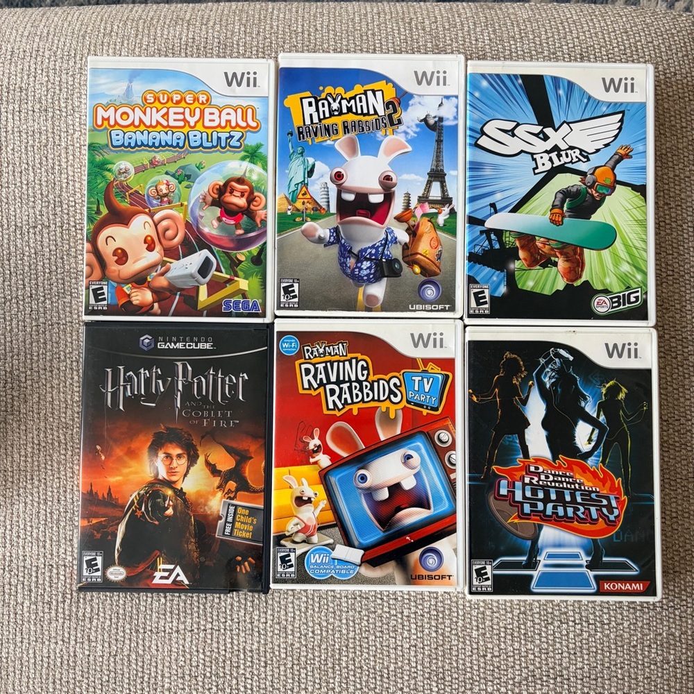 Wii and GameCube Game Bundle CIB
